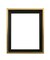 Creative Mark Illusions Floater Canvas Frame, Black and Gold, 3/4 in - Ideal for Galleries, Artists & Professionals, Frames for Canvas Paintings, Complete Hanging Hardware